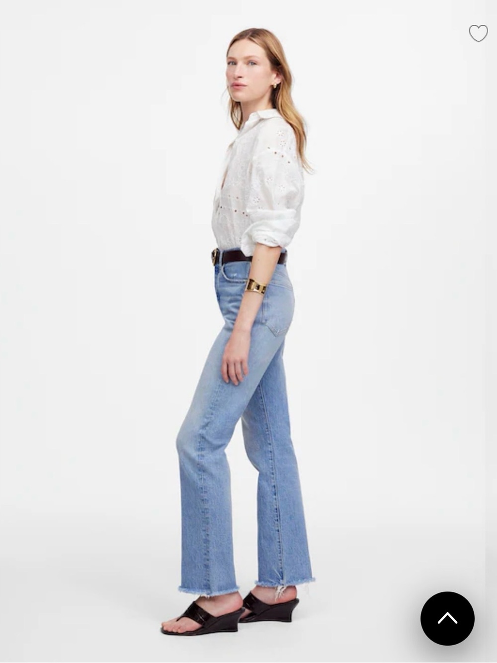 Madewell 90’s Straight Jean Hallstead Wash-Comfort Stretch